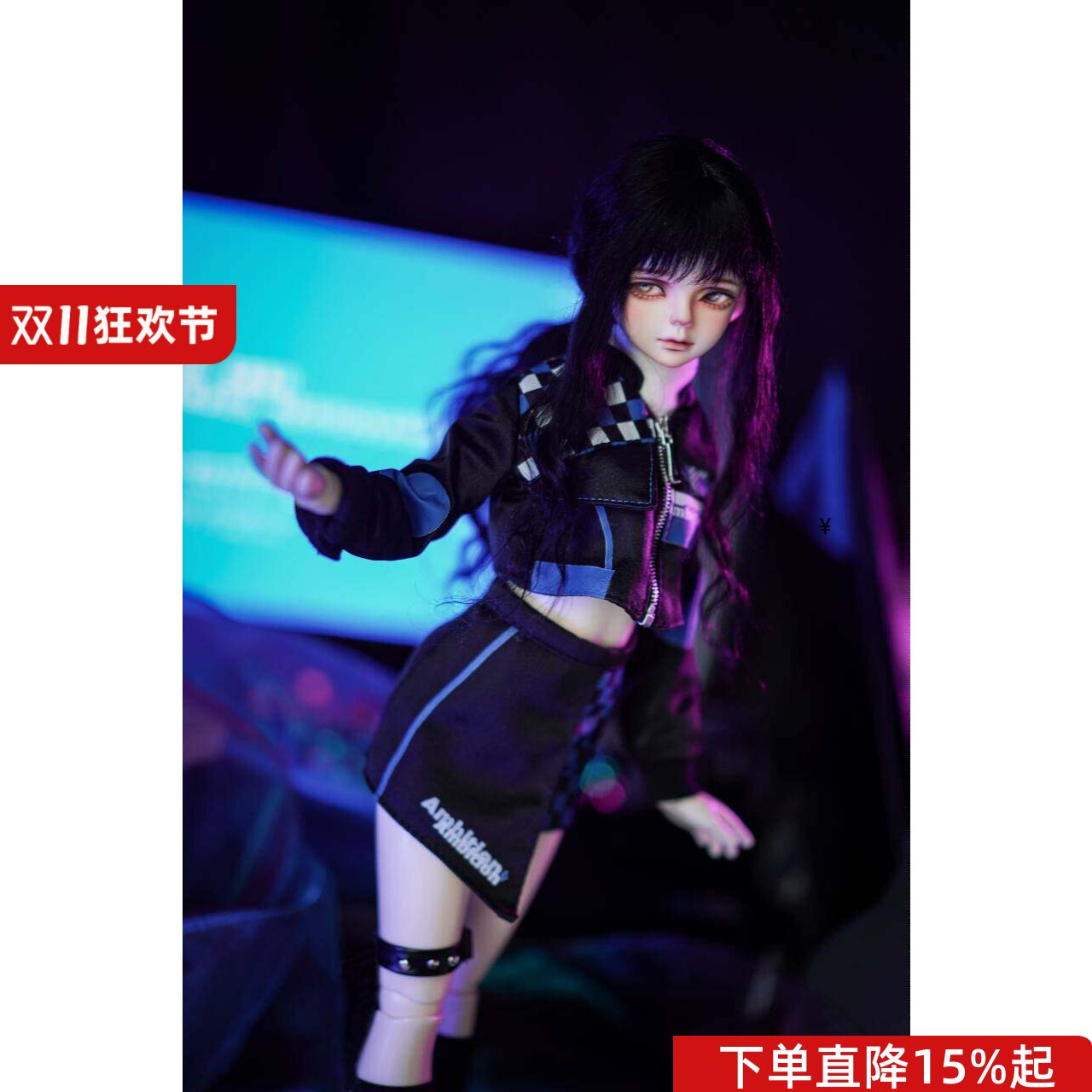 BJD4分赛车服娃衣套装