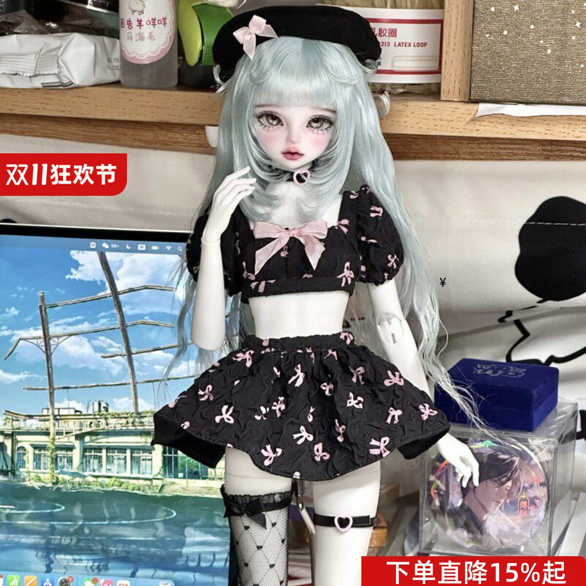 一只温柔的兔子四分告白手书娃衣