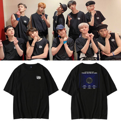 THE BOYZ世巡演唱会THE B-ZONE周边同款短袖T恤打歌衣服夏季男女