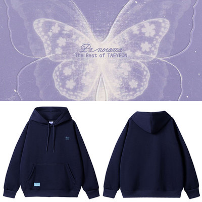 金泰妍十周年纪念TAEYEON TimeLapseTimeless周边印花同款卫衣服
