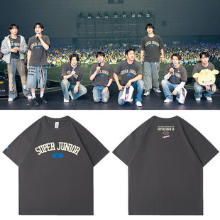 SuperJunior20周年演唱会SS10日本场周边应援衣服同款短袖T恤纯棉
