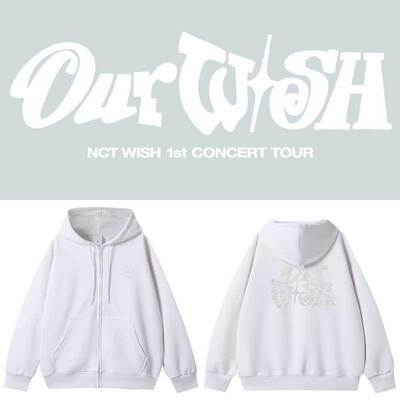 NCT WISH演唱会IntoTheWish OurWish周边同款卫衣服拉链开衫外套