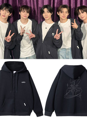 TXT2025世巡演唱会ActPromise日本站周边同款拉链卫衣服外套开衫