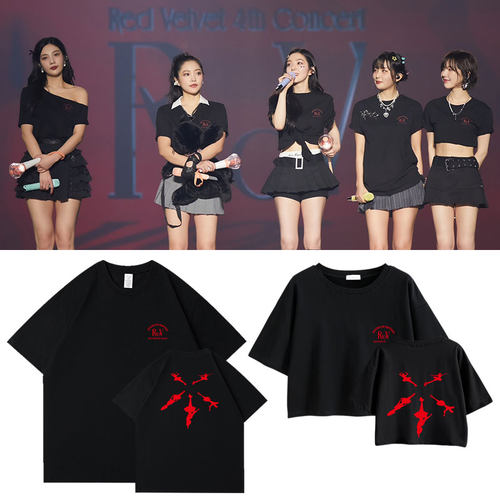 redvelvet演唱会同款短袖t恤