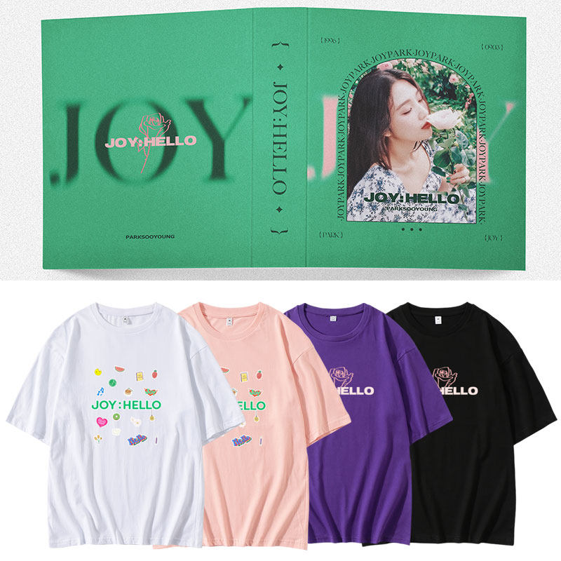 RedVelvet朴秀荣JOY专周边印花同款短袖恤宽松打歌衣服