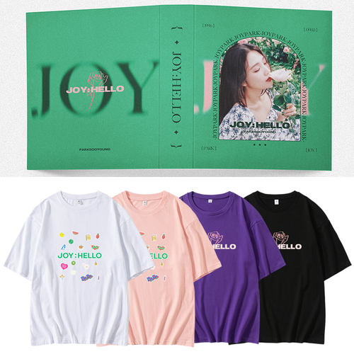 RedVelvet朴秀荣JOY专周边印花同款短袖恤宽松打歌衣服