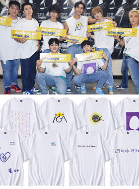 superjunior世巡演唱会SuperShow9Road周边同款衣服印花短袖t恤