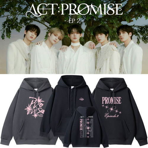 TXT2025世巡演唱会ActPromiseEP周边同款卫衣服印花套头帽衫外套