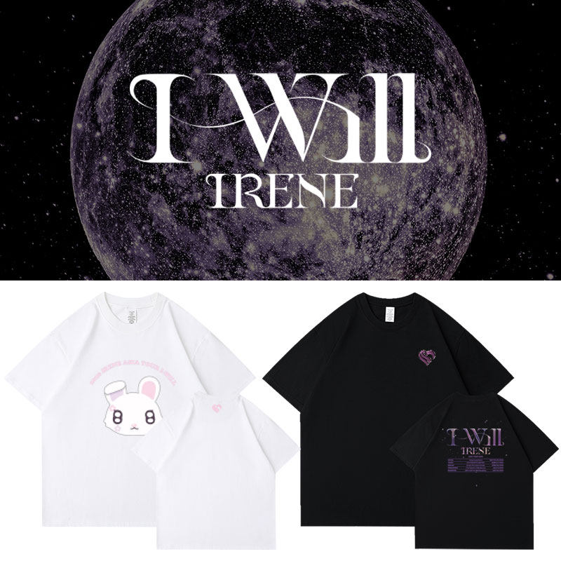 RedVelvet裴珠泫演唱会I-WILL周边应援衣服同款短袖T体恤纯棉印花