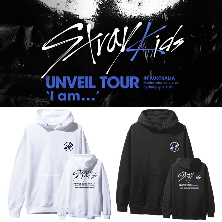 stray演唱会周边同款男女连帽衫