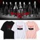 BLACK CAT NERO周边印花同款 ATEEZ组合THE 短袖 T恤宽松纯棉打歌服