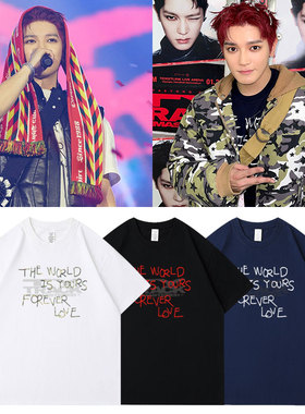 NCT127李泰容2026演唱会TyTrackREMASTERED周边同款短袖T体恤纯棉