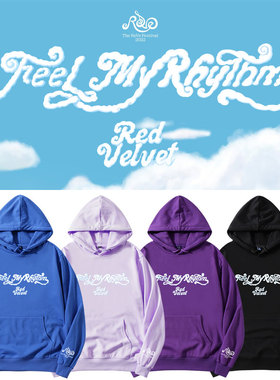 RedVelvet红贝贝专FeelMyRhythm周边同款卫衣打歌服加绒薄
