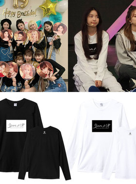 SHINee温流POPUP周边短袖T恤230g纯棉印花圆领打歌服男女