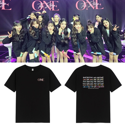 izone演唱会印花同款短袖T恤衣服