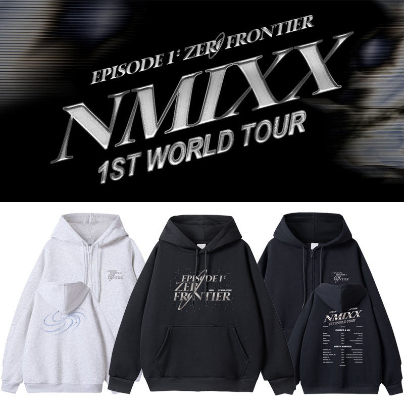 NMIXX世巡演唱会Episode1ZeroFrontier周边同款卫衣服连帽衫外套