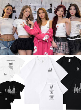 G-IDLE2026世巡演唱会Syncopation首尔场周边同款短袖t恤印花衣服