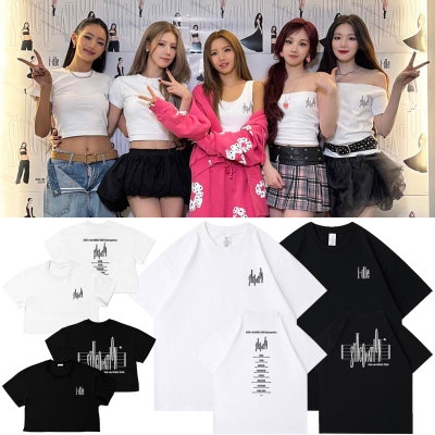 G-IDLE2026世巡演唱会Syncopation首尔场周边同款短袖t恤印花衣服