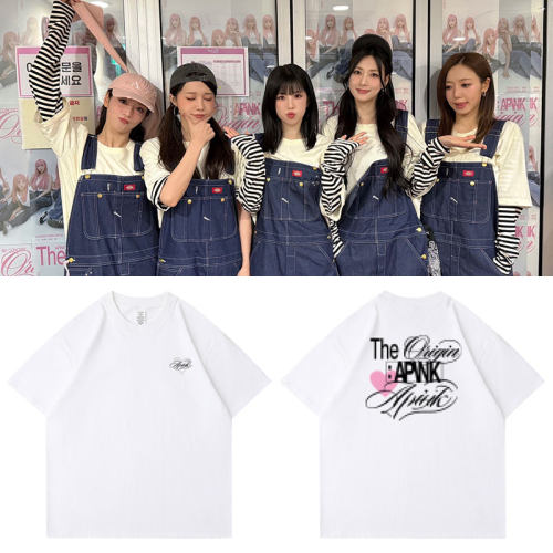 2026Apink亚巡演唱会TheOriginApink周边衣服同款短袖T恤纯棉印花
