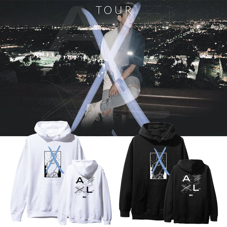 f x组合刘逸云Amber Liu演唱会Tour X周边同款卫衣套头连帽衫