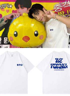 2PM张祐荣2024FM演唱会BeYoung周边同款短袖T恤纯棉印花衣服夏季