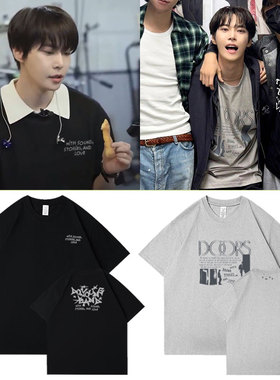 NCT127金道英2025巡回演唱会周边同款短袖T恤纯棉印花男女上衣服