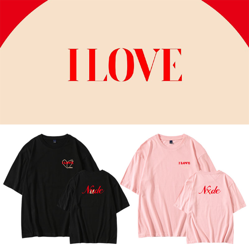 GIDLE专I LOVE 周边同款打歌衣服宽松中袖印花短袖T恤休闲体恤