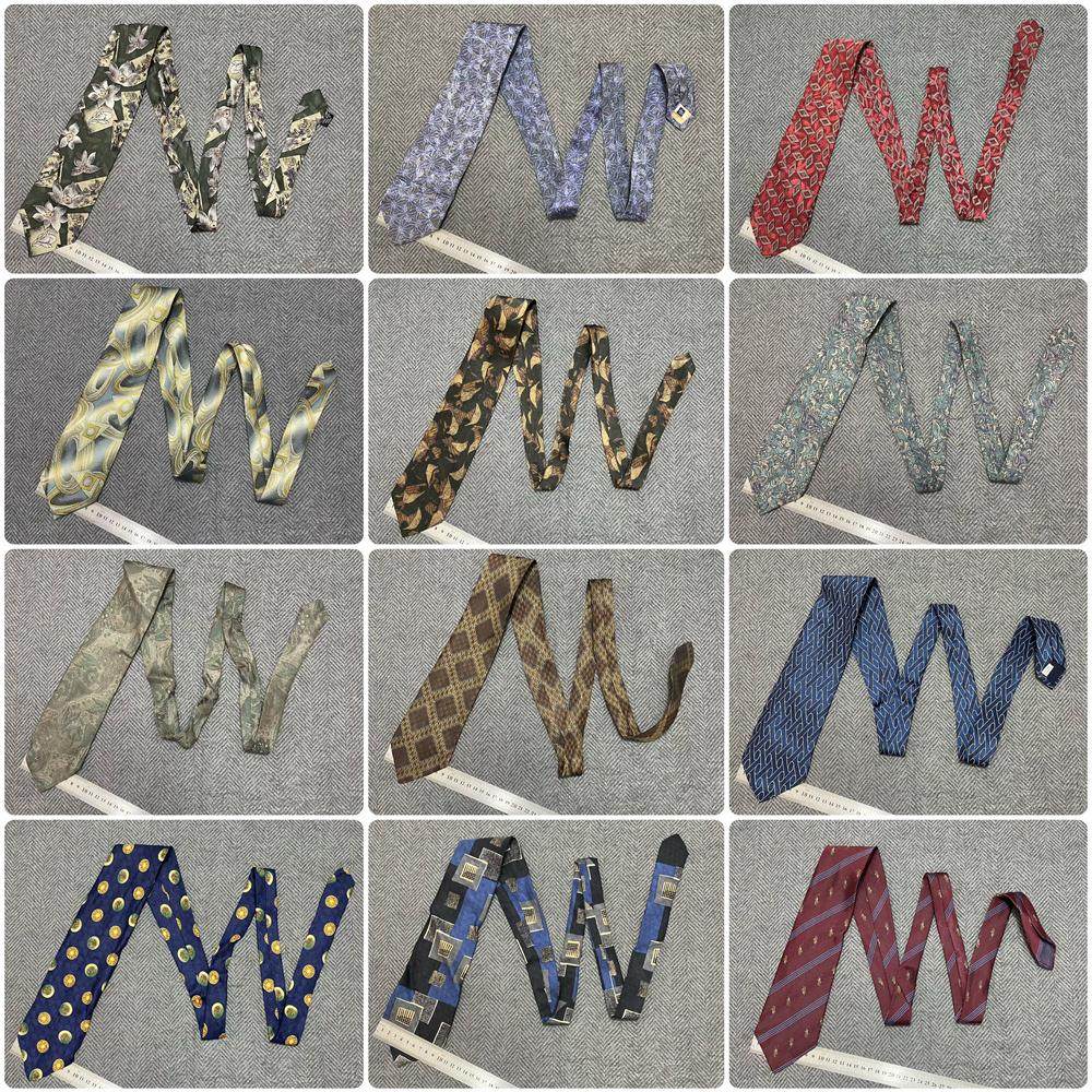 Vintage古着真丝英伦风复古领带