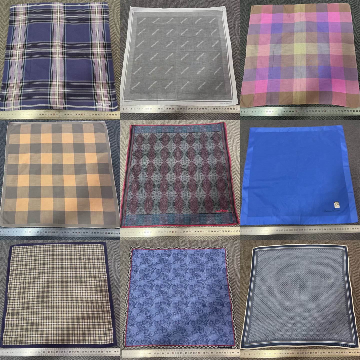 古着vintage方巾男士领巾口袋巾