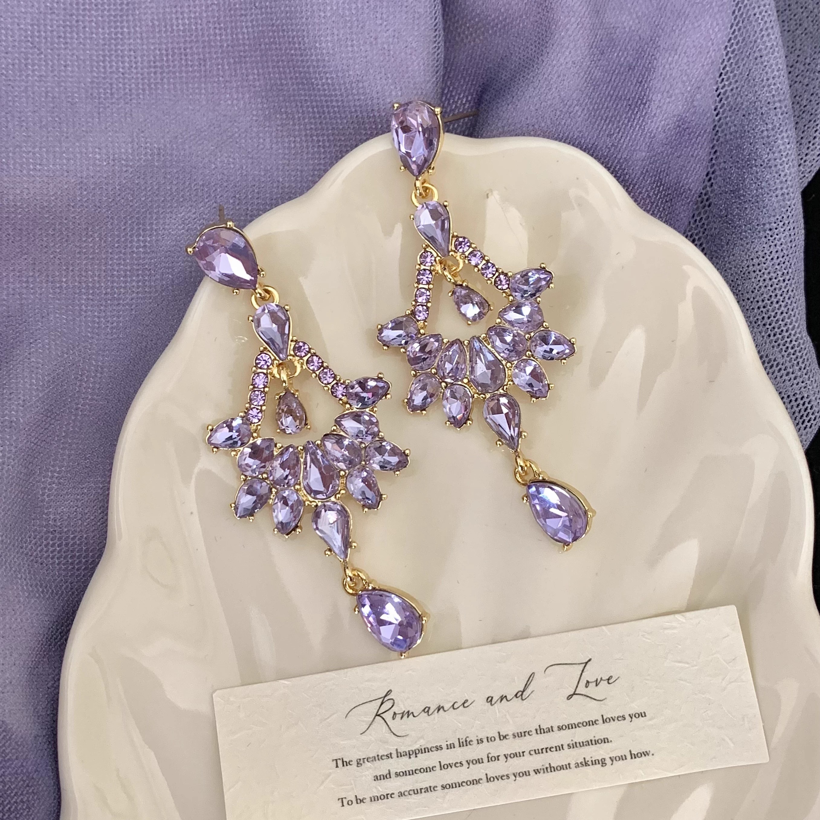 淡紫色舞会~法式宫廷闪耀紫水滴