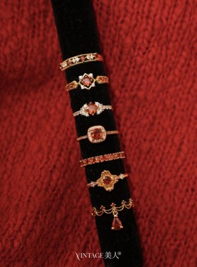 斯嘉丽舞会｜闪耀红宝石戒指