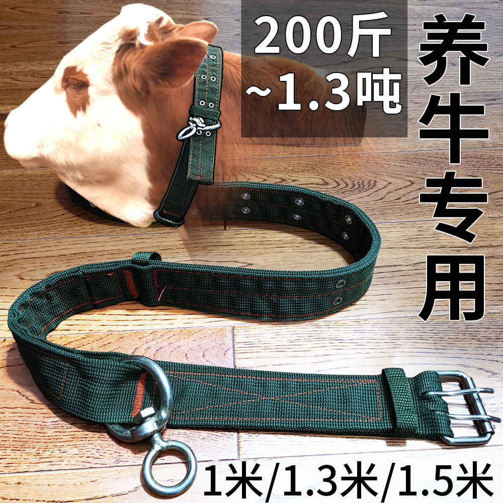 拴牛的龙头套牛鼻环圈钳牛鼻子牵引扣夹养牛设备羊狗项圈栓牛脖套