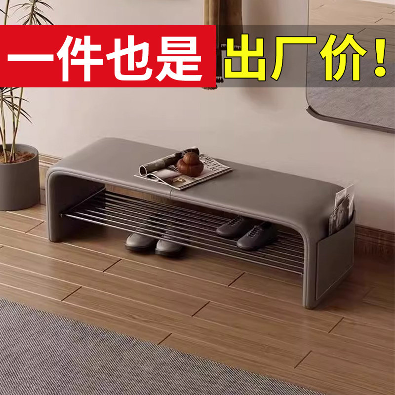 德国品质【收纳便捷】简约换鞋凳门口家用入户玄关鞋柜一体轻奢高