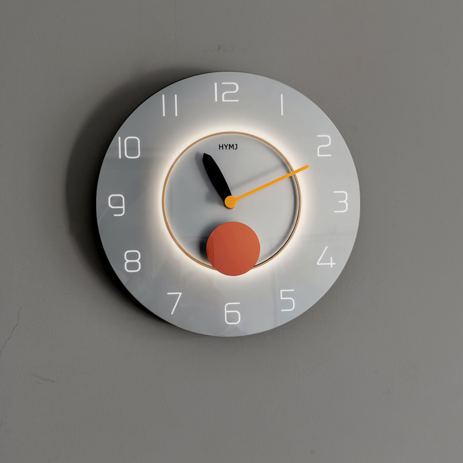 钟表北欧风现代简约餐厅挂钟