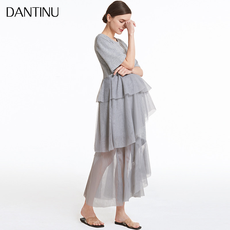 孕妇连衣裙时尚夏装2022新款春夏中长款过膝蕾丝仙女蛋糕裙潮妈女