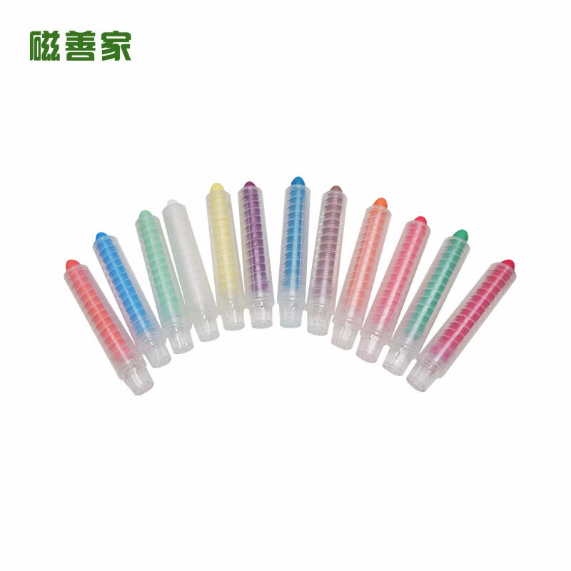 磁善家Magwall水溶性无尘粉笔彩色粉笔套装书写流畅旋转粉笔黑板