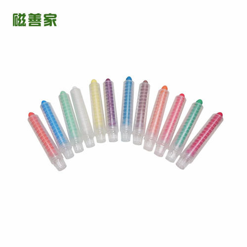磁善家Magwall水溶性无尘粉笔彩色粉笔套装书写流畅旋转粉笔黑板