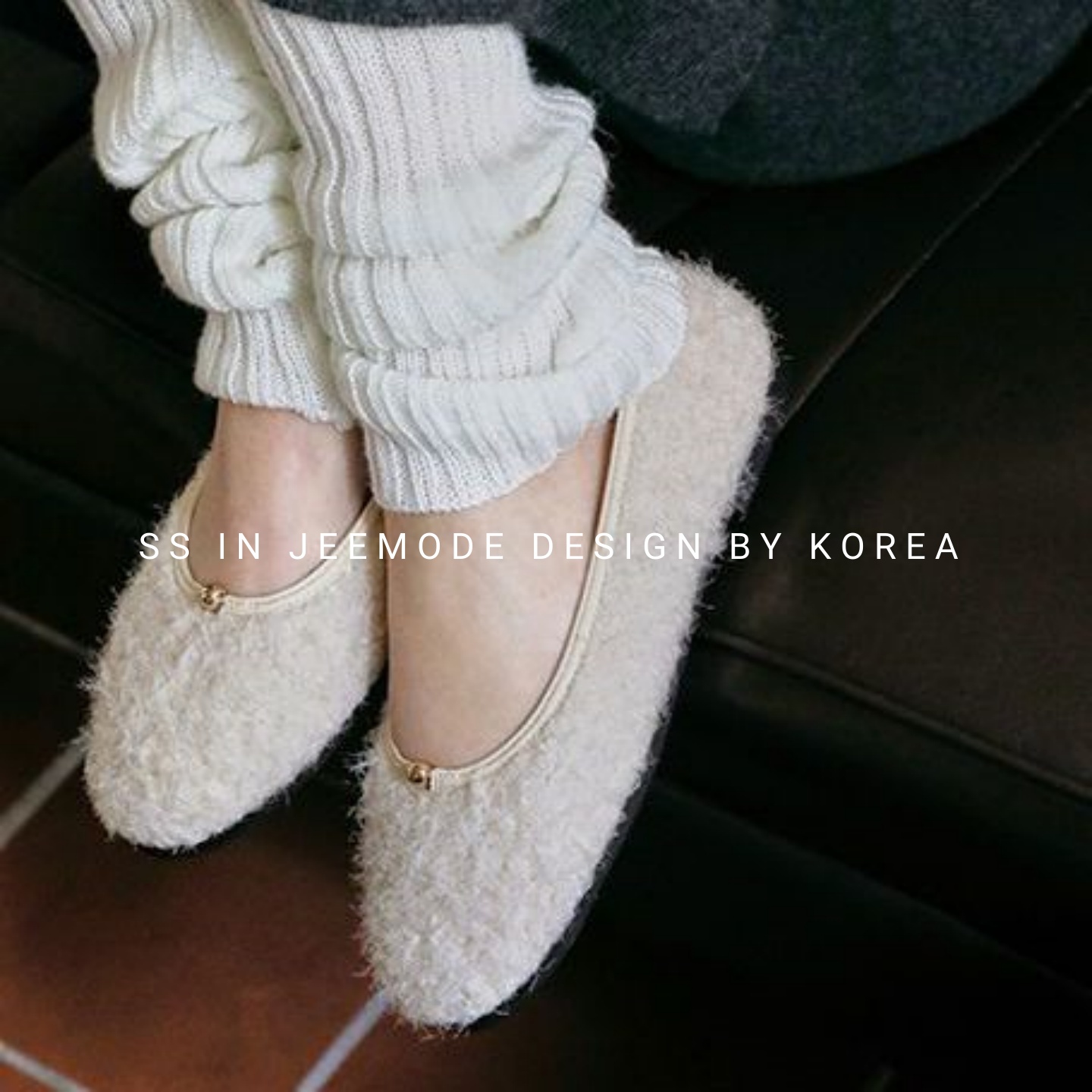 毛毛豆豆鞋加绒保暖一脚蹬懒人鞋