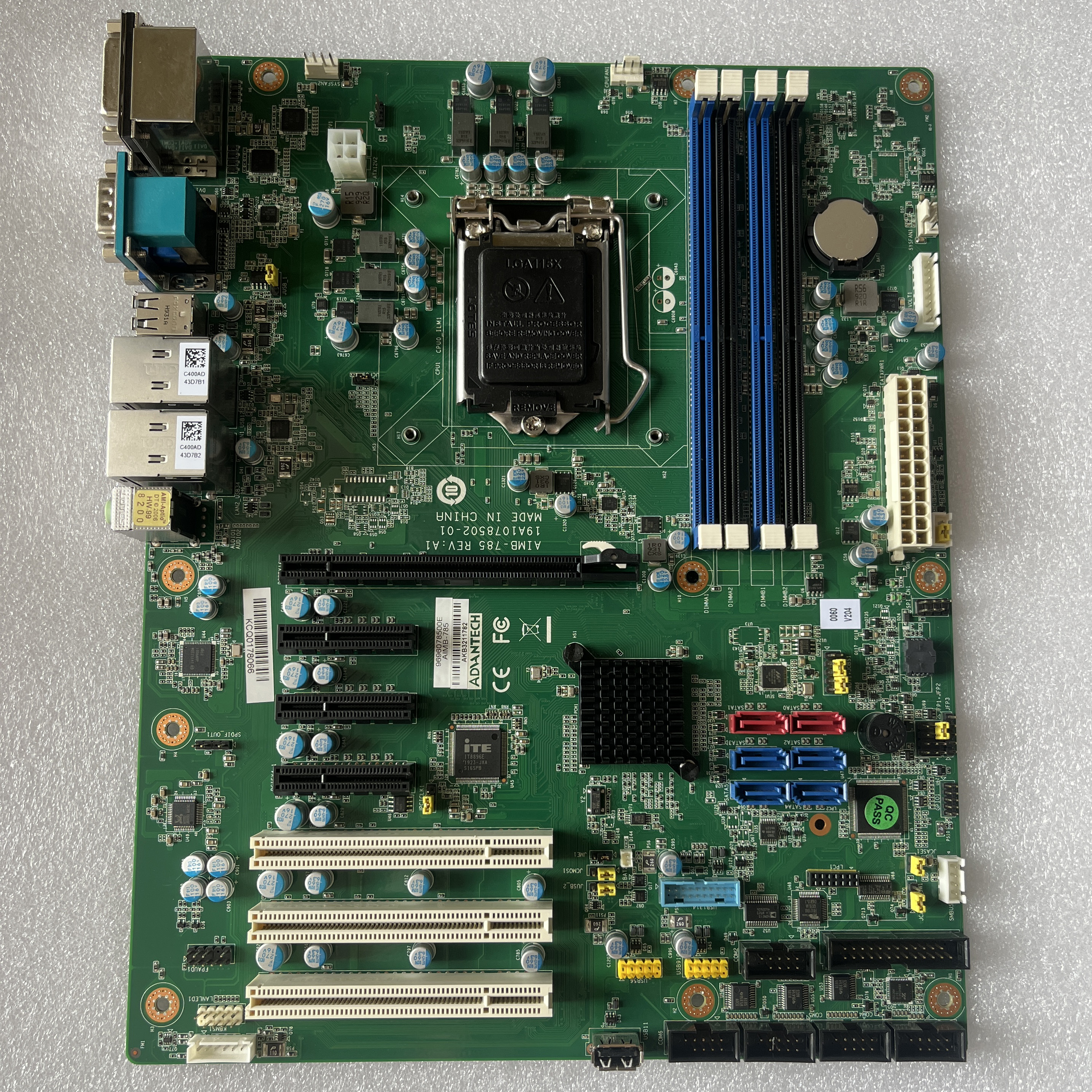 研华AIMB-785 REV.A1 AIMB-785G2-00A1E工业母板双网口现货