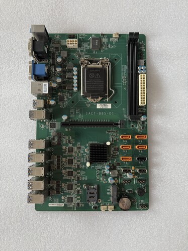 IACT-B85-D1 工控设备主板 28个USB 1150针 替警翼指纹系统主板