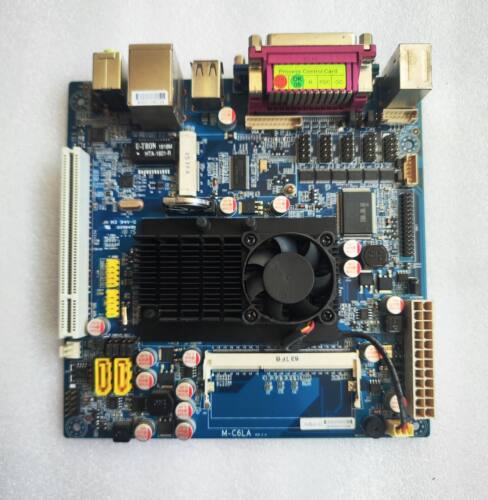 D525 POS机收银机 工控机主板 M-C6LA  24PIN供电 带MSATA PCI