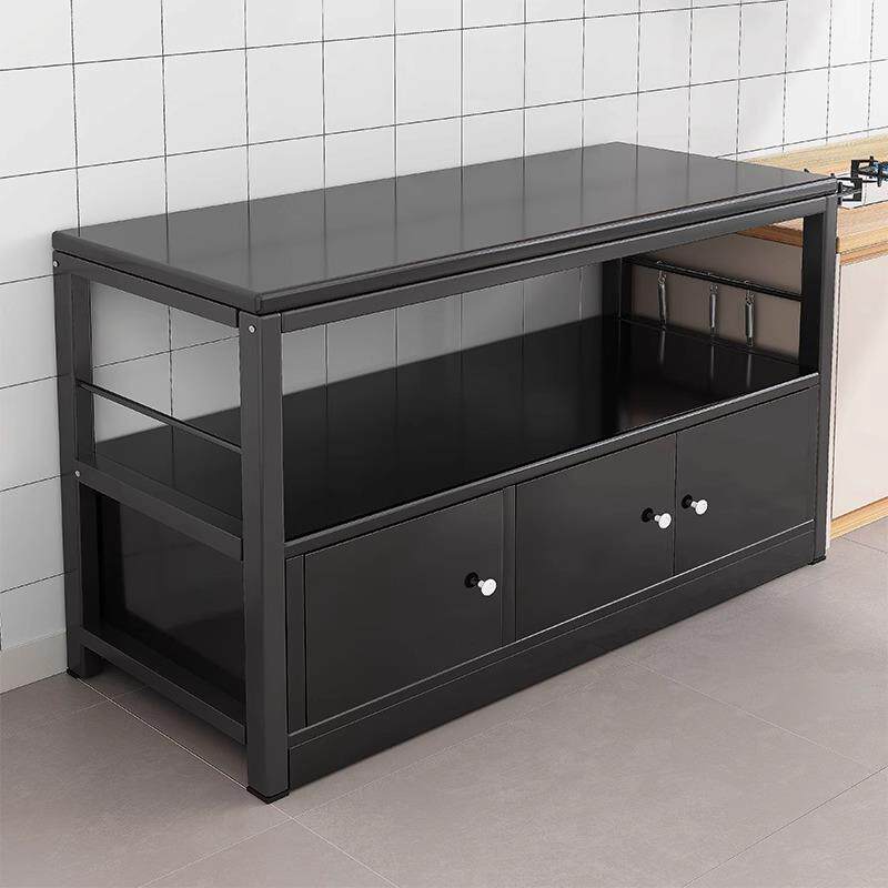 铁艺餐边柜置物架厨房橱柜备餐柜客厅靠墙储物边柜茶水柜收纳柜