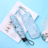 日本进口品牌Mabu防晒伞遮阳伞晴雨伞轻便携折伞太阳伞防紫外线