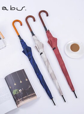 日本进口品牌mabu防晒防紫外线太阳伞日系轻量便携直柄长伞晴雨伞