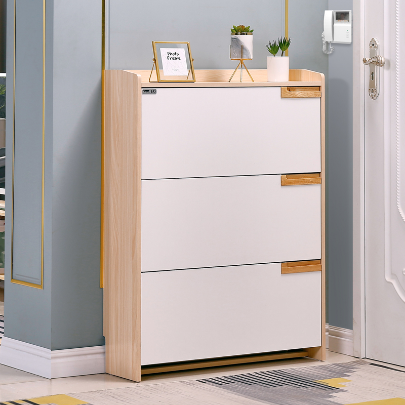 翻斗式玄关门厅多功能组装鞋架