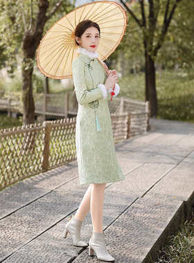 旗袍女Chinese Traditional Dress Cheongsam Women Chipao Qipao