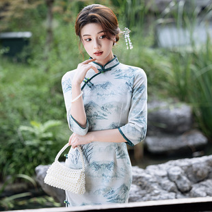 chinese traditional dress cheongsam women chipao qipao旗袍