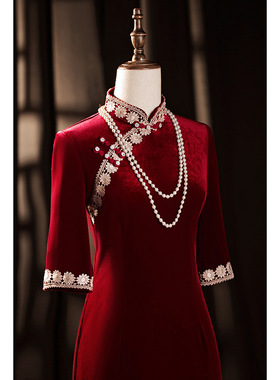 Womens Vintage Qipao Cheongsam Chinese Traditional Dress Art