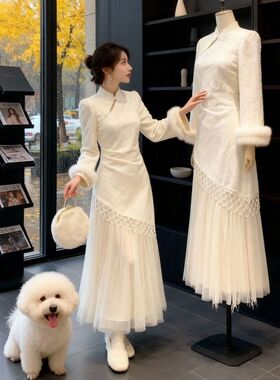 elegant women's chinese dress vintage cheongsam qipao chipao