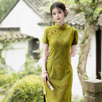 Chinese Cheongsam Qipao Chinese Dress Chipao女裙2026新款改良